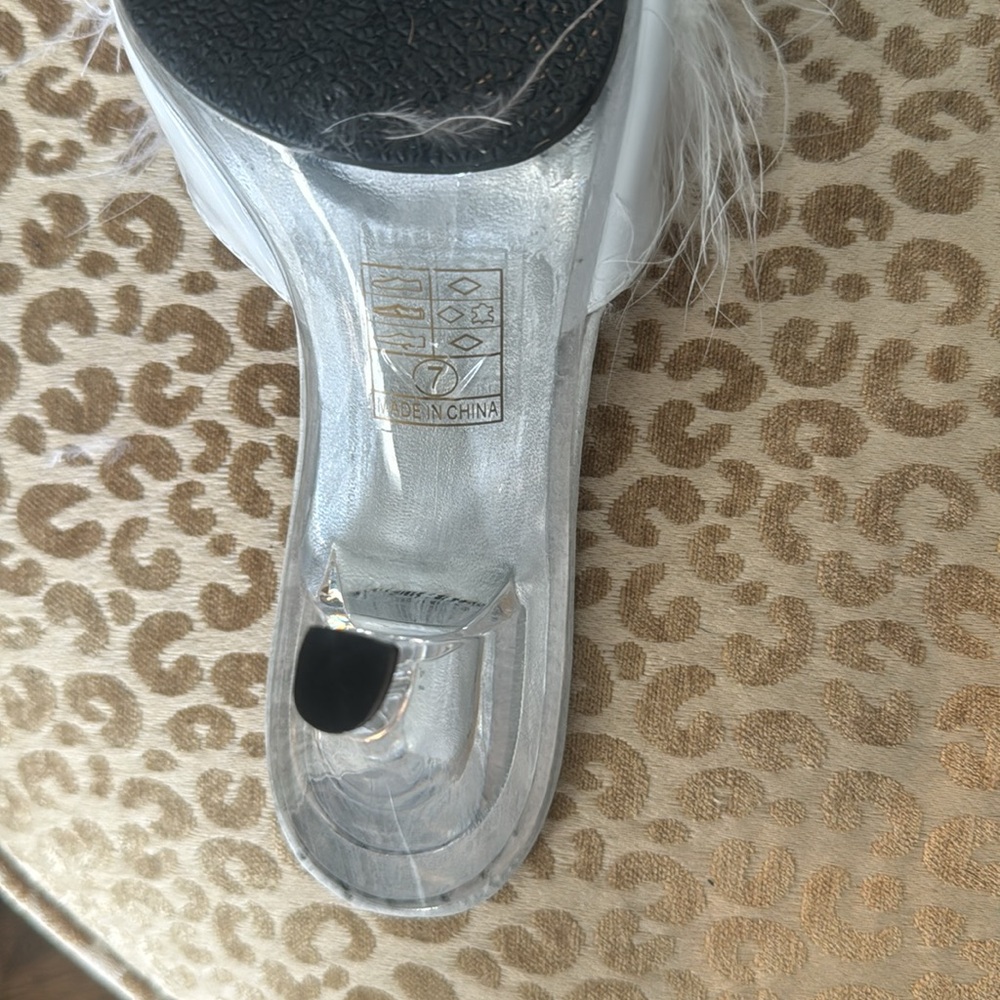 NIP Ellie feather kitten heel mules - Picture 7 of 8